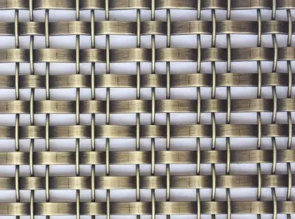 Bulletproof Architectural Woven Wire Mesh Decorative Laminated Glass For Banks