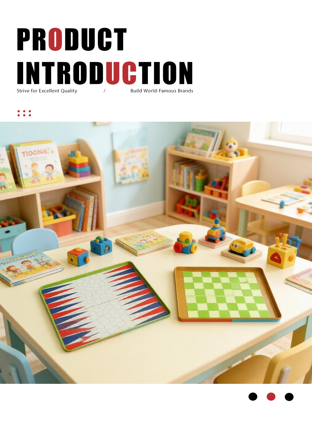 Коробка для карточек с развивающими играми для детей(5)X Kids educational game card box(5)X