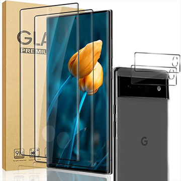 3D Silk Full Cover Tempered Glass Screen Protector for Google Pixel 7/6/6A/5/5A/4/4A/XL Pro