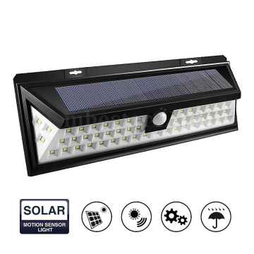 2017 Hot Selling 54 LED Solar Light Sensor Flood Spot Garden Solar Powered Led Wall Light Outdoor Security Wall light Waterproof