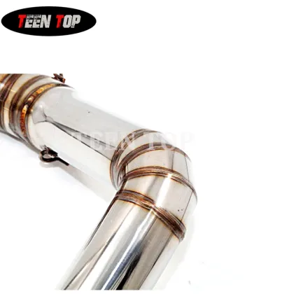 Stainless Steel Middle Link Pipe for Ducati Duke 390 & Duke 200 Exhaust System: 2011-2016 Models