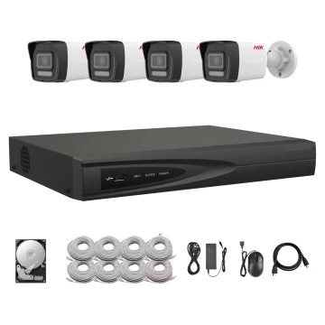 HIkvision OEM PoE NVR Kit with 8MP Camera and 4K NVR - 8CH/16CH Surveillance System