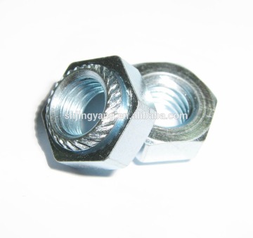 Steel M6 incline knurl insert nut made in China