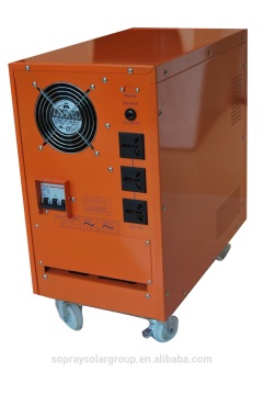 4000w hybrid solar inverter with LCD display and auto sensing function
