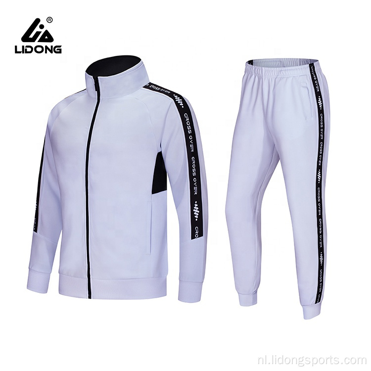 Groothandel sublimatie sweatsuit jogging pakken heren tracksuit