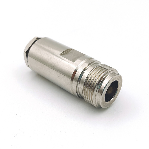Straight N Female Clamp/Solder Coaxial Cable Connector