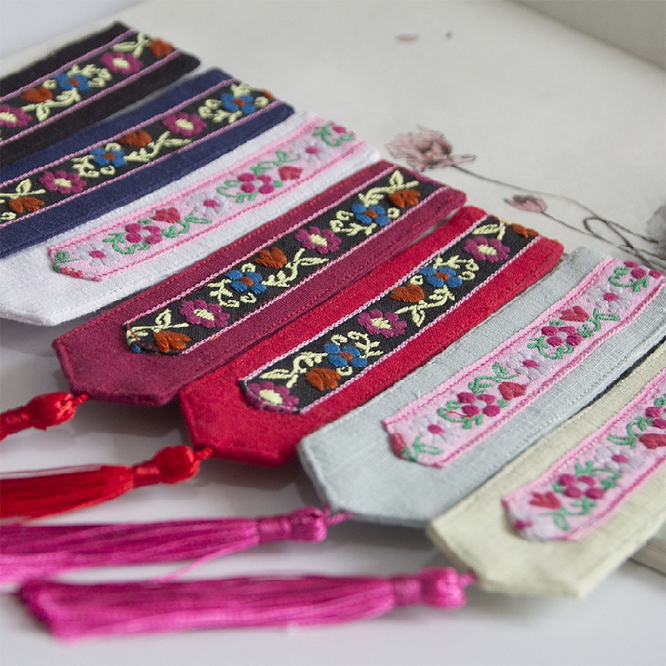 Hand Embroidered Bookmarks