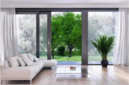 Sliding lift door aluminum profile