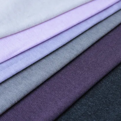 2026 High-End Ribbed Jersey Breathable Fabric