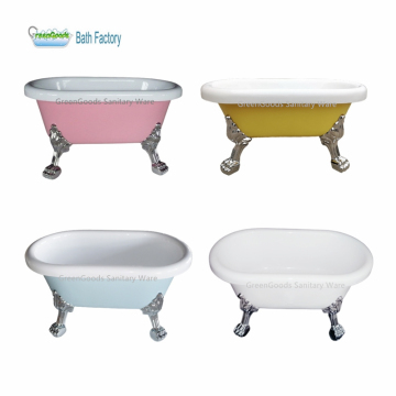Acrylic Small Clawfoot Baby Bath Spa Tub