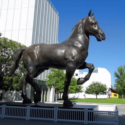 Popular Design Horse Sculpture adelaide art gallery with 15 years Foundry
