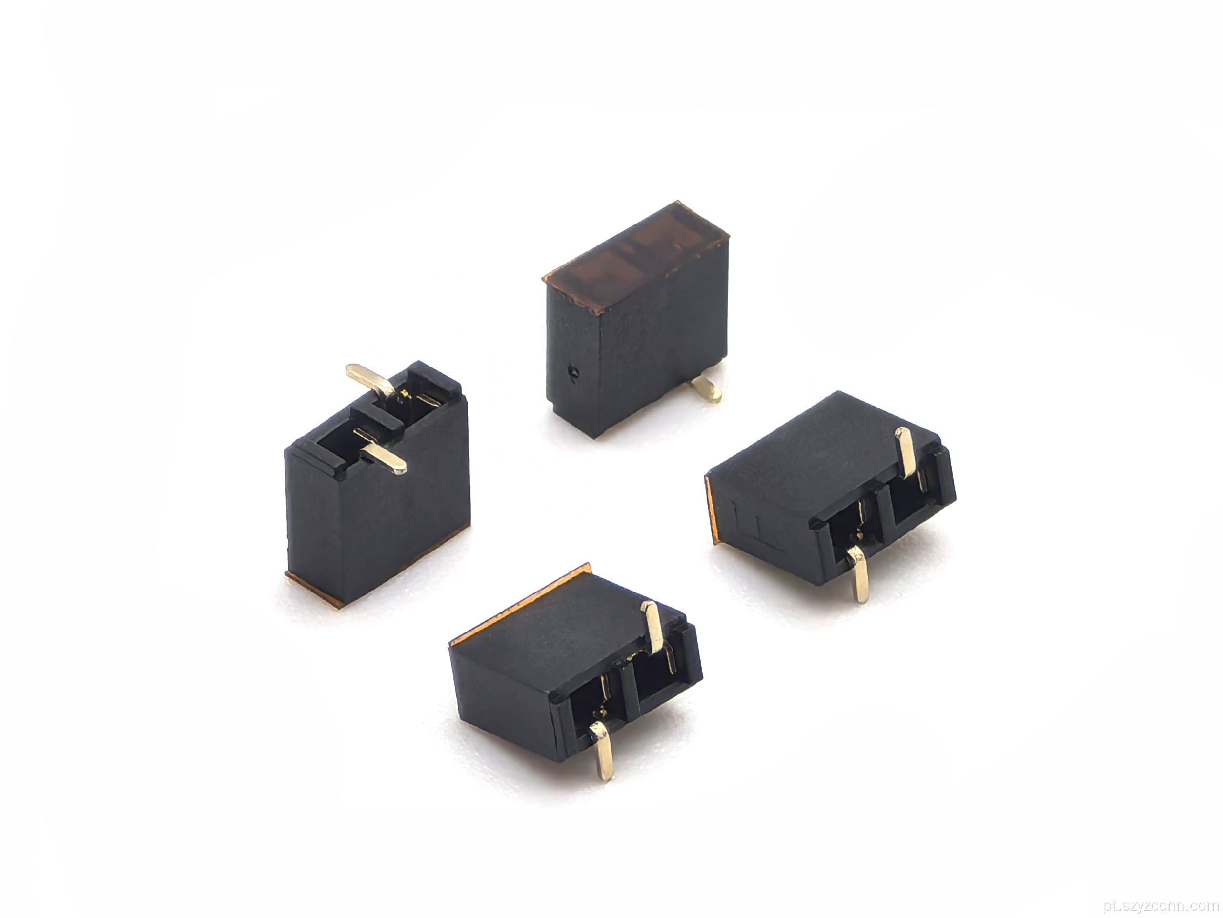 Conector fêmea SMT 2P do cabeçalho do passo de 2,54 mm