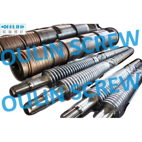 80/156 Twin Conical Screw and Barrel for PVC Extrusion