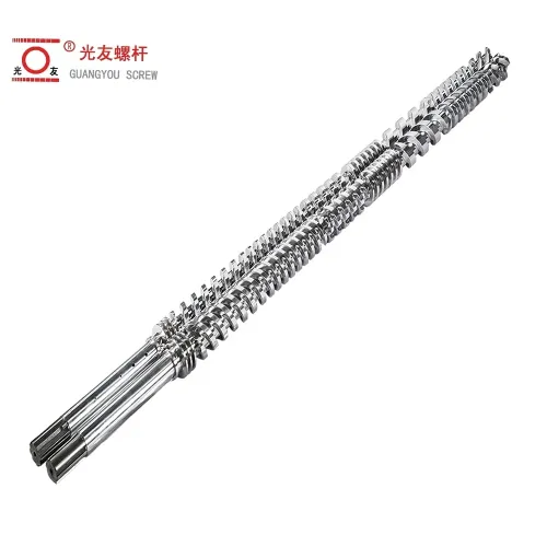 দরজা প্যানেল এক্সট্রুডারের জন্য উন্নত নাইট্রিডিং সমান্তরাল টুইন ভেন্ট স্ক্রু