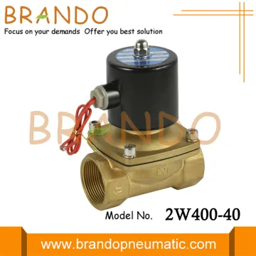 2W400-40 UW-40 1 1/2'' Brass Water Solenoid Valve 24V 110V 220V