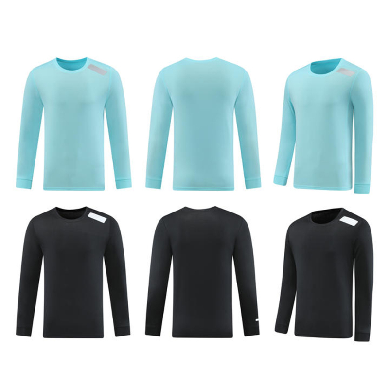 Custom Logo Men Premium Polyester Long Sleeve