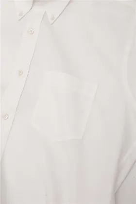Men's Custom White Dress Shirt