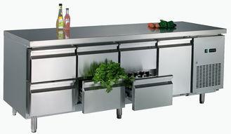 Ventilated Cooling Reach In Refrigerator Freezer With Six D