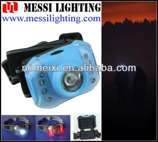 1 watt bright led solar Headlamp