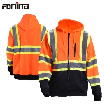 Sweter bezpieczeństwa pullover z czarnym dnem dla mężczyzn