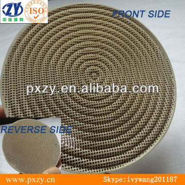 Round ceramic plate,Infrared Honeycomb Ceramic plate,small honeycomb plate