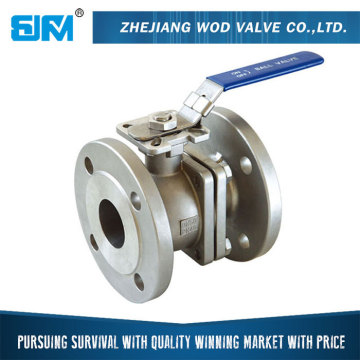 1.4408 Flanged 2-PC SS316 Ball Valve with ISO5211PN16