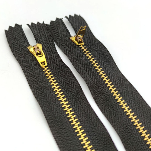 YKK Metal Zipper No. 3/4.5 YG Slider Metal Zipper Factory