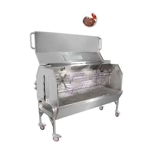 Barbecue Grill BBQ Spit Roaster Rotisserie Machine Charcoal Grill