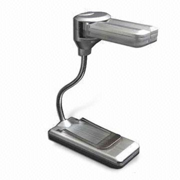 Clip Book Light with 4 Super Bright White LEDs, Lasts Up To 100,000 Hours