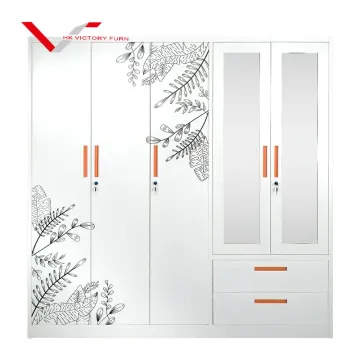 Metal Storage Cabinet: Steel Office & Living Room Wardrobe Locker