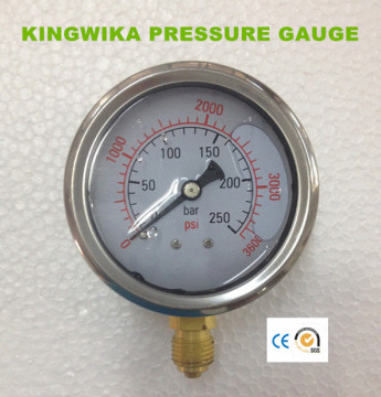 Oil Manometer Pressure Gauge