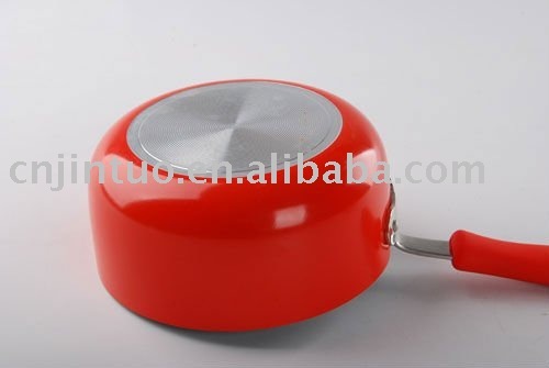 Non-stick aluminium milk pan