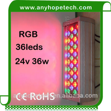 Alibaba low price 36leds outdoor 36w rgb led wall washer
