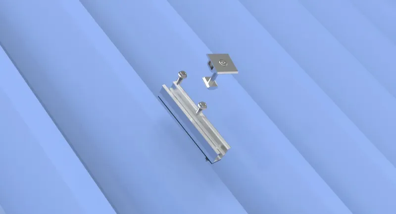 Custom Roof Solar Mounting System Bracket - Short Mini Rail
