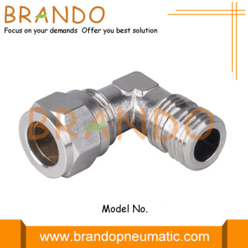 Male 90 Degree Elbow Brass Pneumatic Ferrule Fittings