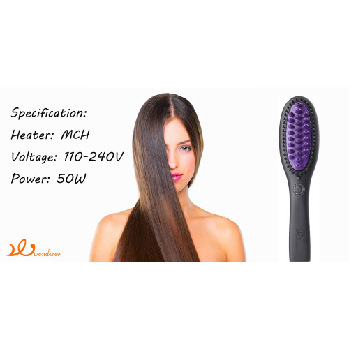 Hair Straightening Blue Comb