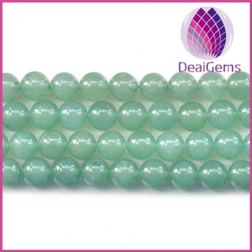 10mm natural green aventurine round beads