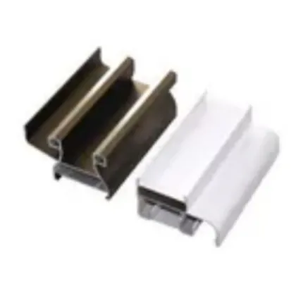 Champagne Anodized T Shape Aluminium Door Profiles