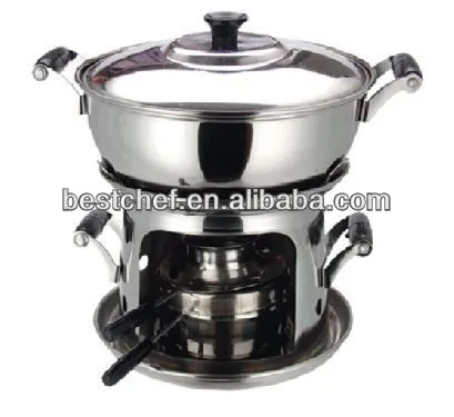 stainless steel Mini hot pot cooking pot hot pot for single