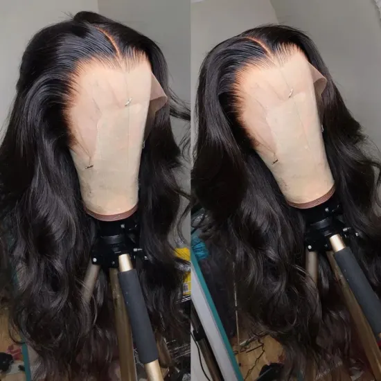 Transparent 100% Brazilian Hair HD Lace Front Wig,360 Lace Closure Raw Human Hair Wig, Natural Human Hair Wigs For Black Women