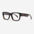 Rectangle Thick Acetate Unisex Optical Frames 23A3101