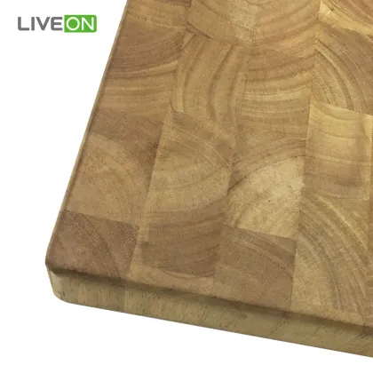 Thick Wood Cutting Board End Grain Rubber Wood