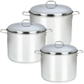 Stainless steel stock pot for making soup