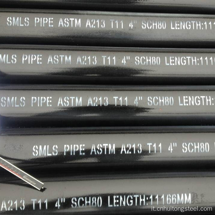 ASTM A213 T11 TUBO DI ACCIAIO INSEAMENTE SENZA BACCHI