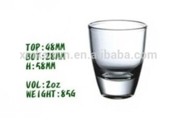 2oz Clear Glass Tumbler Whiskey cup Drinking Tumbler