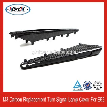 M3 carbon replacement turn signal lamp cover For BMW E92