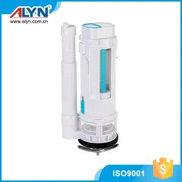 Wholesale soft touch adjustable tank fittings dual toilet abs flush valve