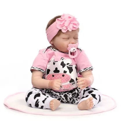 NPK Bebes reborn princess silicone dolls reborn size 22inch Princess Toddler Babies Dolls toys for children gift real alive