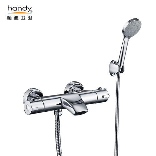 Waterfall Spout Thermostatic Shower Mixer Set