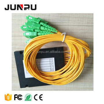 FTTH Passive 1x8 Fiber Optical PLC Splitter with SC-APC Connector